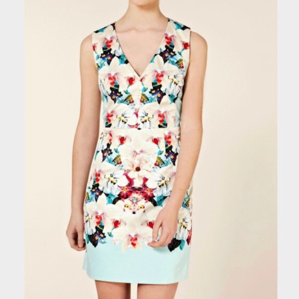 NWT ASOS Oasis Hawaiian Floral Print Dress